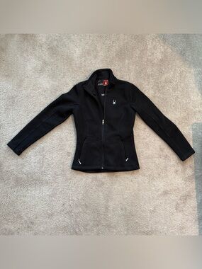 Spyder Black Women's Full-Zip Utility Jacket